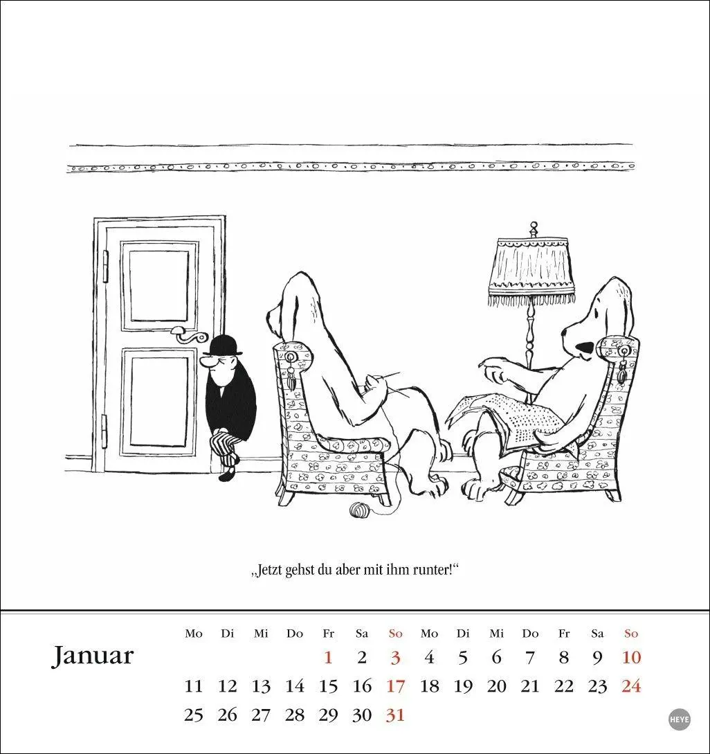 Bild: 9783756416370 | Loriot Postkartenkalender 2027 | Loriot | Kalender | Spiralbindung