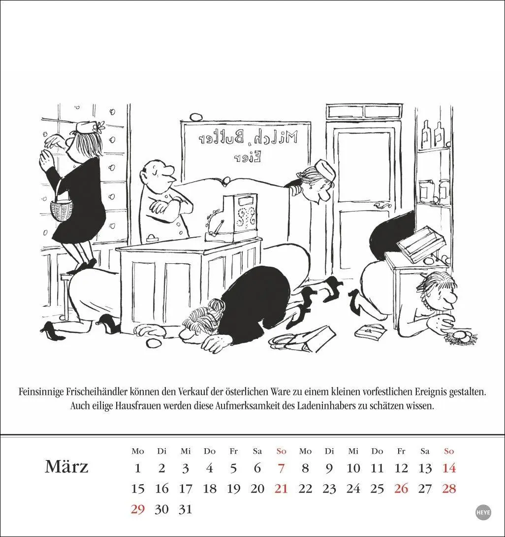 Bild: 9783756416370 | Loriot Postkartenkalender 2027 | Loriot | Kalender | Spiralbindung