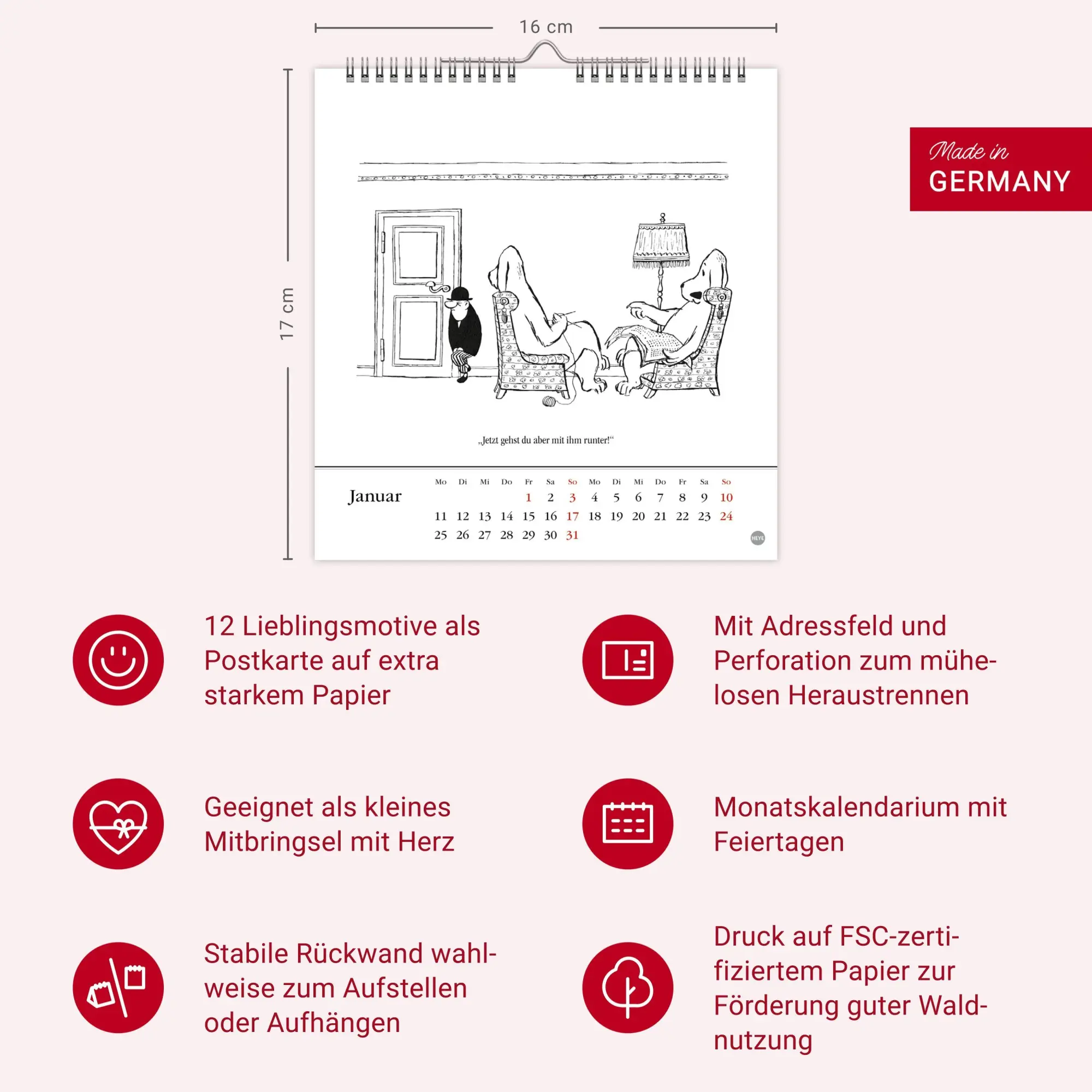 Bild: 9783756416370 | Loriot Postkartenkalender 2027 | Loriot | Kalender | Spiralbindung