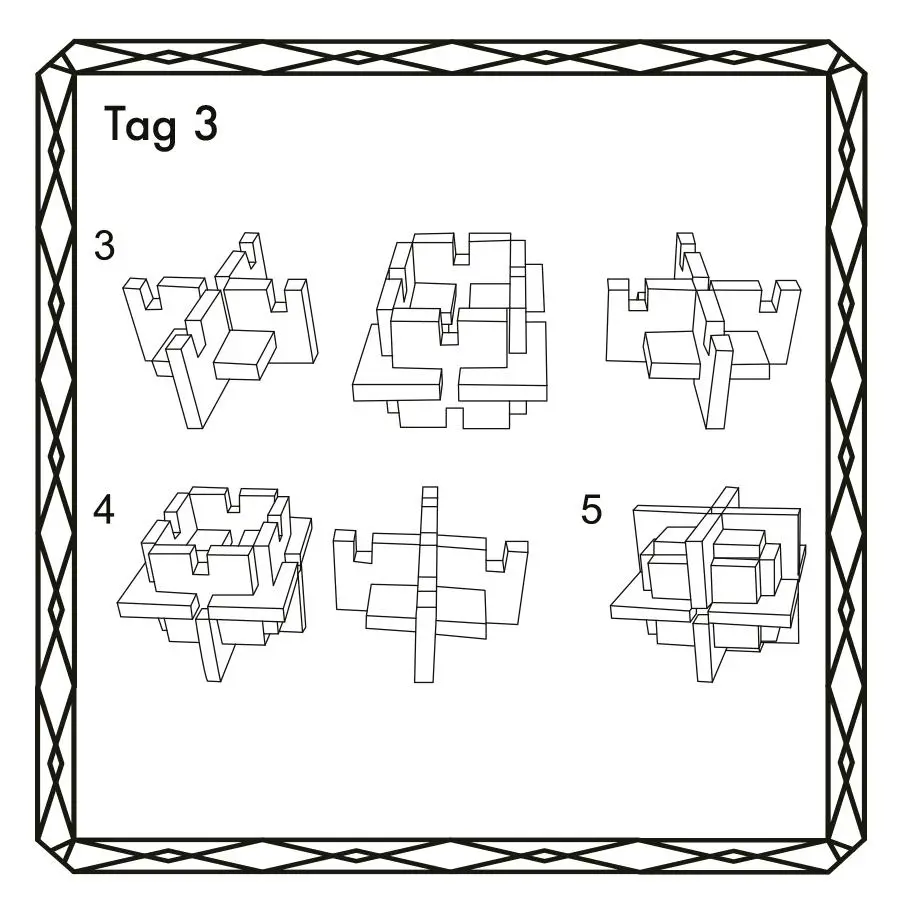Bild: 4007742186470 | Knobelspiel-Adventskalender - Neue IQ-Puzzles und Geduldsspiele für...