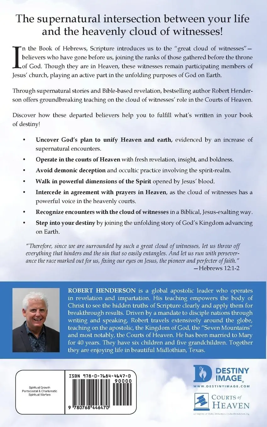 Rückseite: 9780768446470 | The Cloud of Witnesses in the Courts of Heaven | Robert Henderson