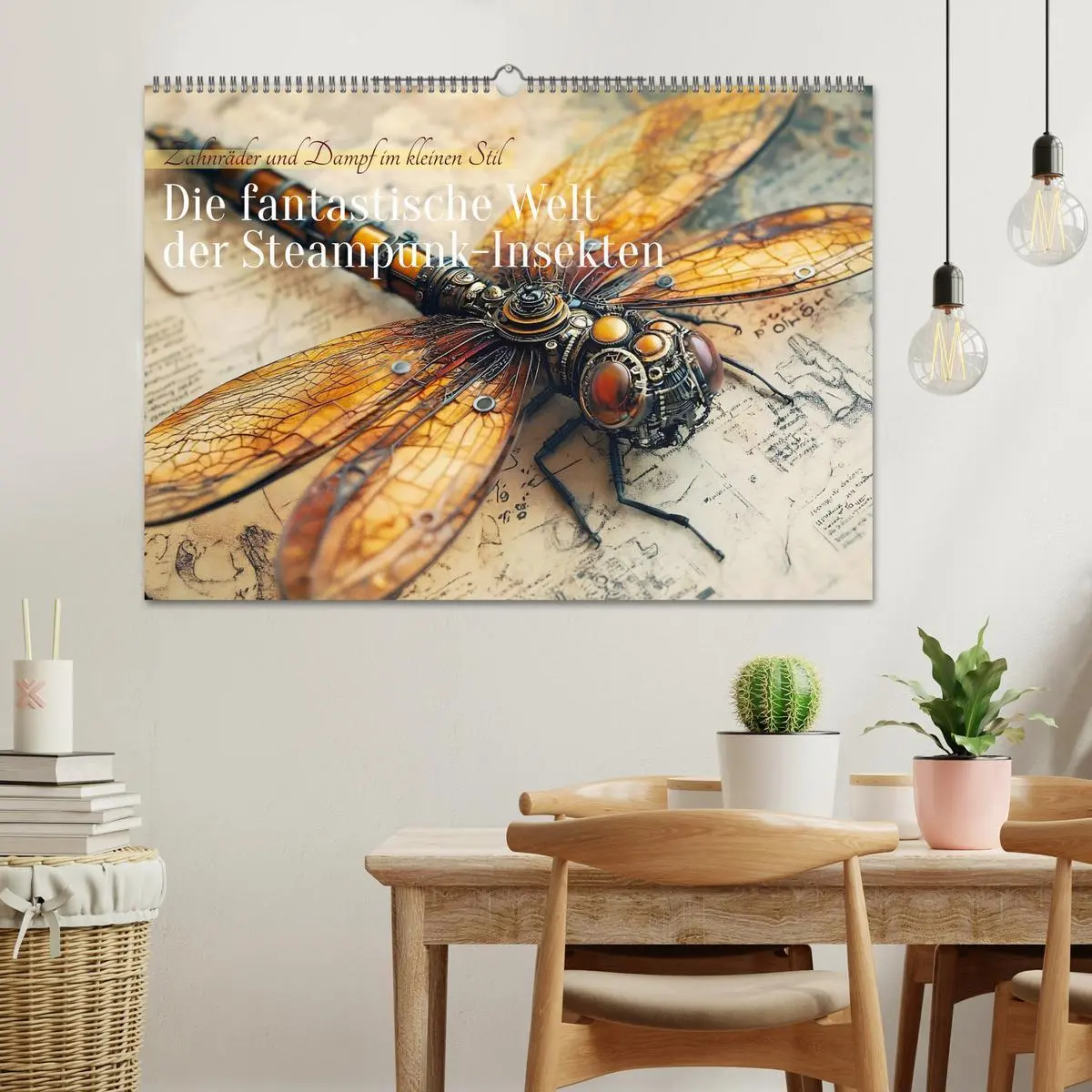 Bild: 9783457356470 | Die fantastische Welt der Steampunk-Insekten (Wandkalender 2026 DIN...