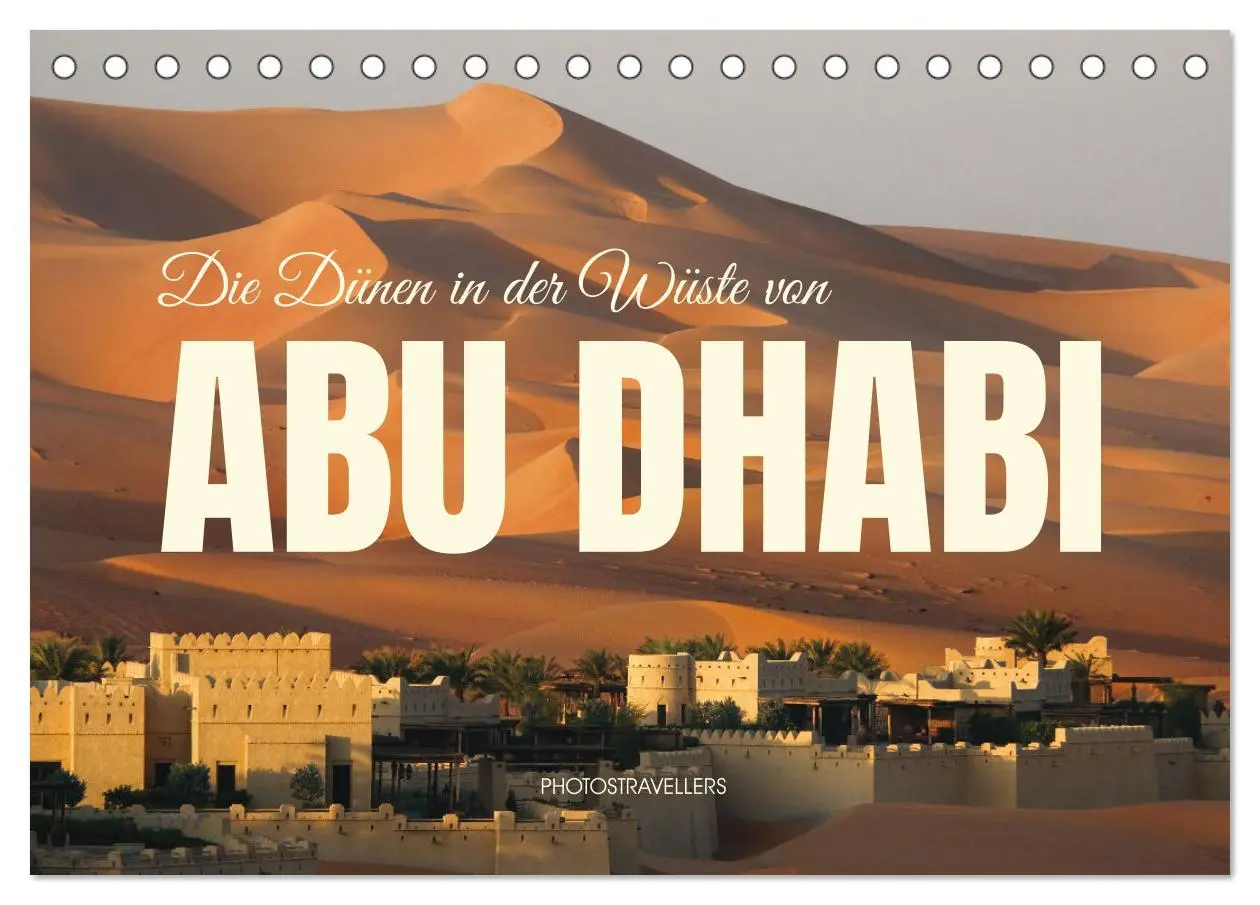 Cover: 9783457426470 | Die Dünen in der Wüste von Abu Dhabi (Tischkalender 2026 DIN A5...