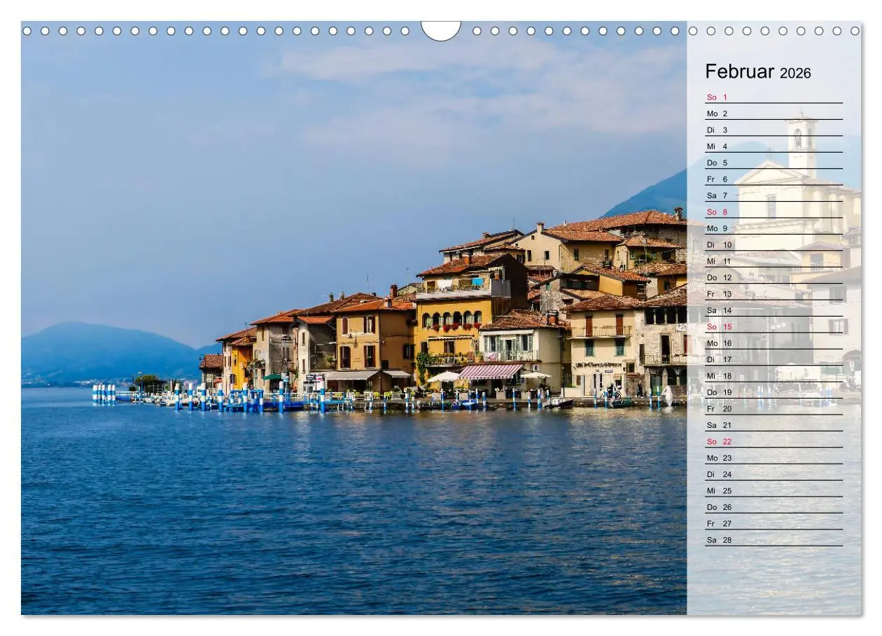 Bild: 9783457806470 | Impressionen vom Iseosee (Wandkalender 2026 DIN A3 quer), CALVENDO...
