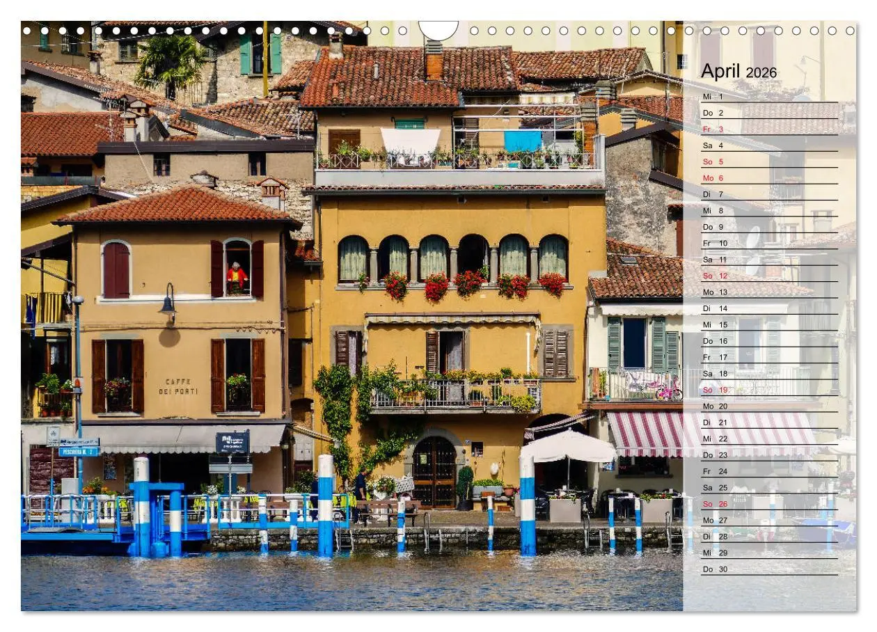 Bild: 9783457806470 | Impressionen vom Iseosee (Wandkalender 2026 DIN A3 quer), CALVENDO...