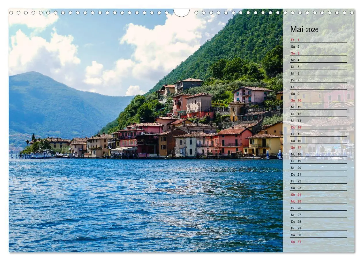Bild: 9783457806470 | Impressionen vom Iseosee (Wandkalender 2026 DIN A3 quer), CALVENDO...