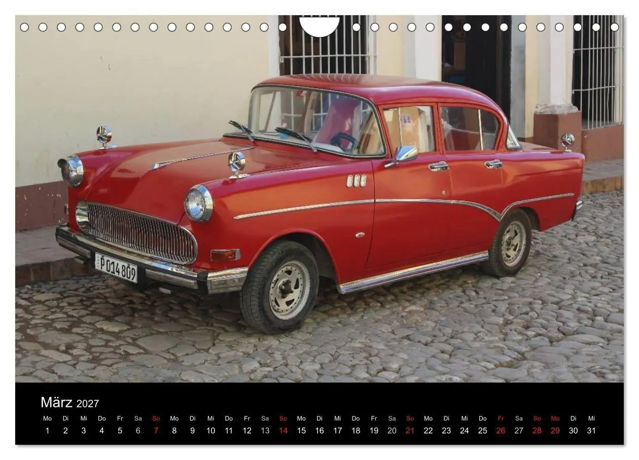 Bild: 9783594046470 | Oldtimerträume auf KUBA (Wandkalender 2027 DIN A4 quer), CALVENDO...