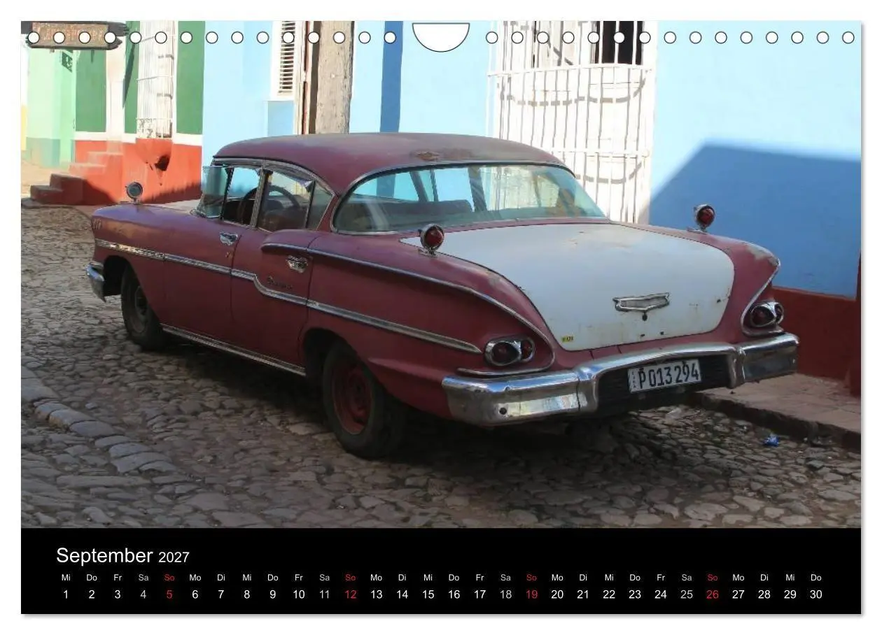 Bild: 9783594046470 | Oldtimerträume auf KUBA (Wandkalender 2027 DIN A4 quer), CALVENDO...