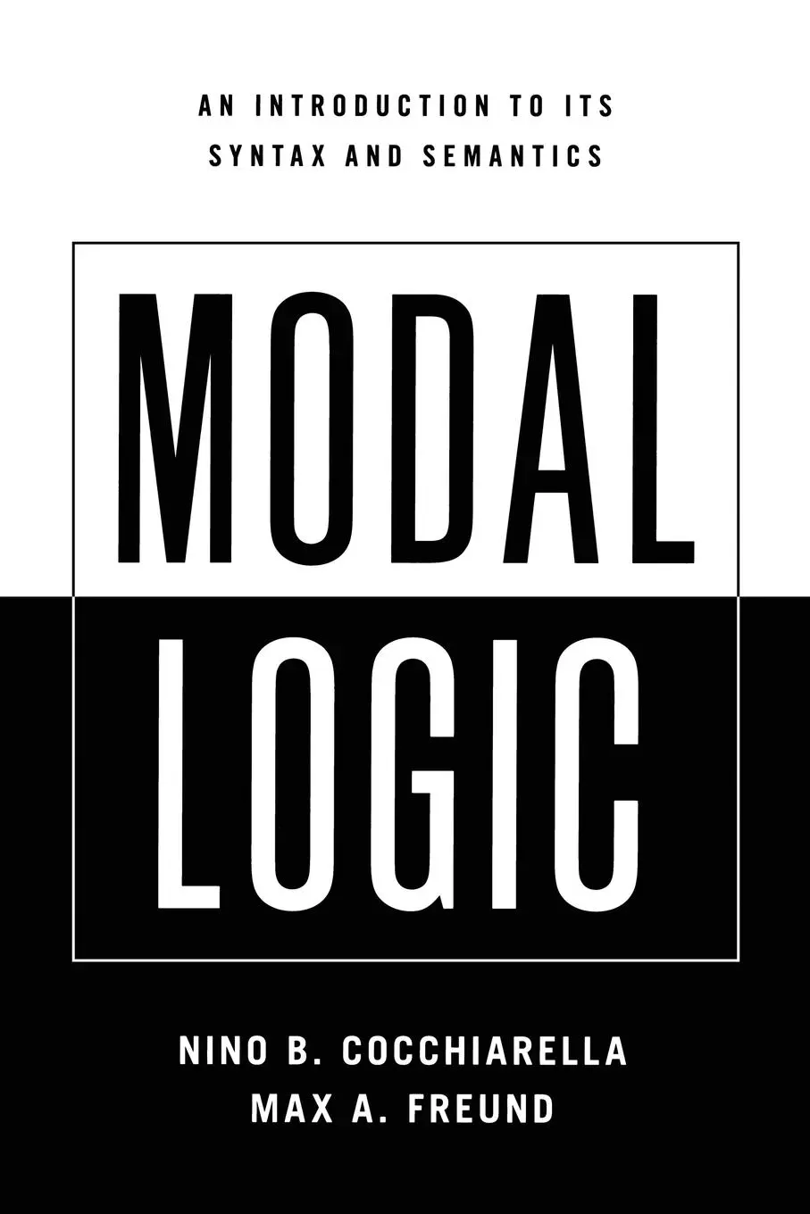Cover: 9780195366570 | Modal Logic | An Introduction to Its Syntax and Semantics | Buch