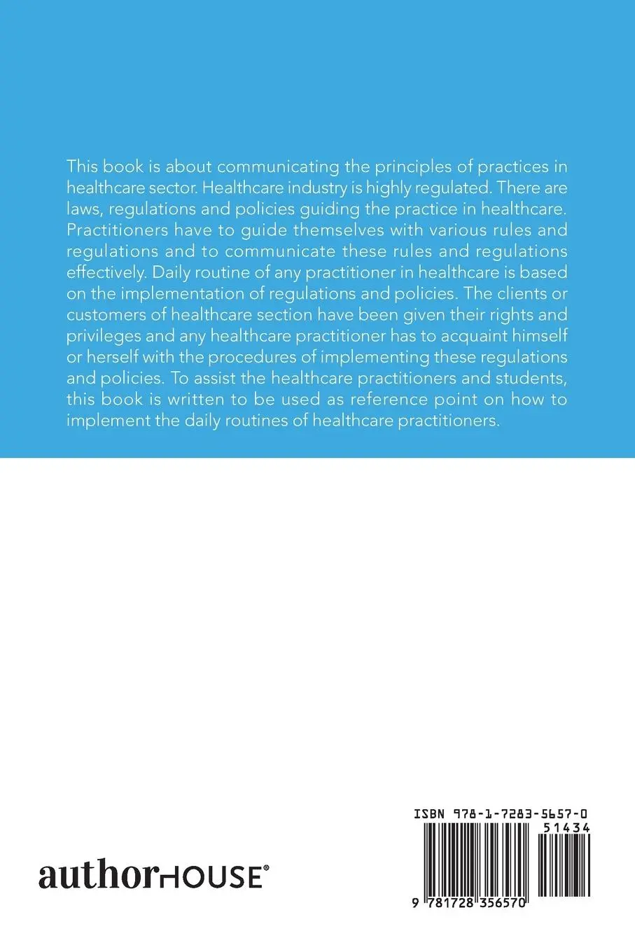 Rückseite: 9781728356570 | Healthcare in Practice | Oguchi Martins Egbujor | Taschenbuch | 2020