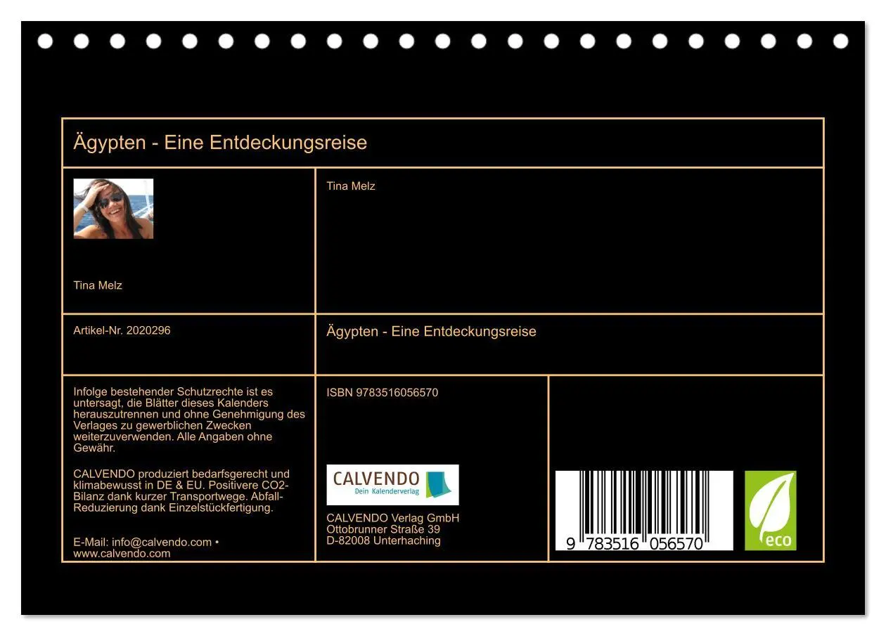 Bild: 9783516056570 | Ägypten - Eine Entdeckungsreise (Tischkalender 2026 DIN A5 quer),...