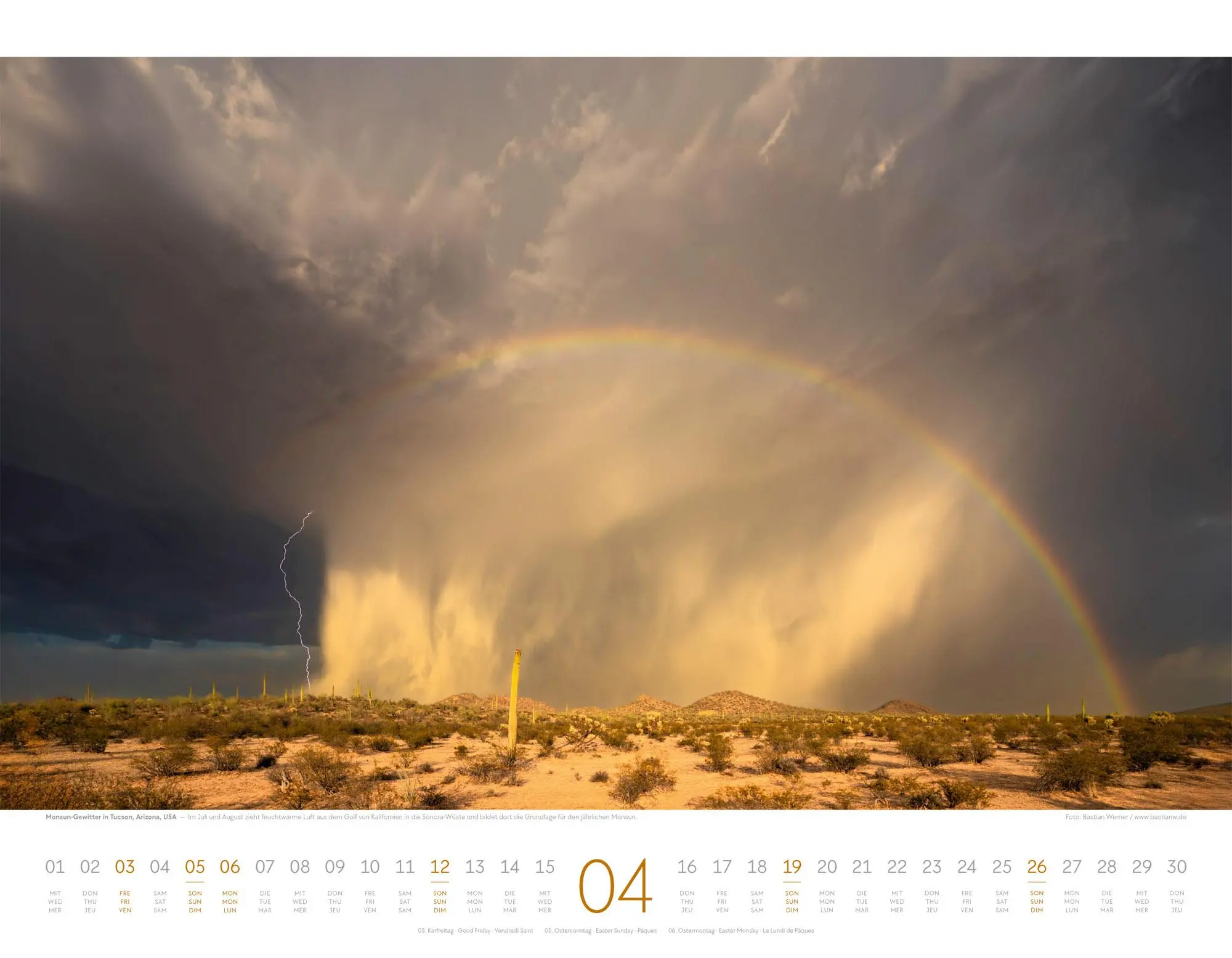 Bild: 9783838426570 | Naturkräfte Kalender 2026 Wetterphänomene und Naturgewalten | Werner