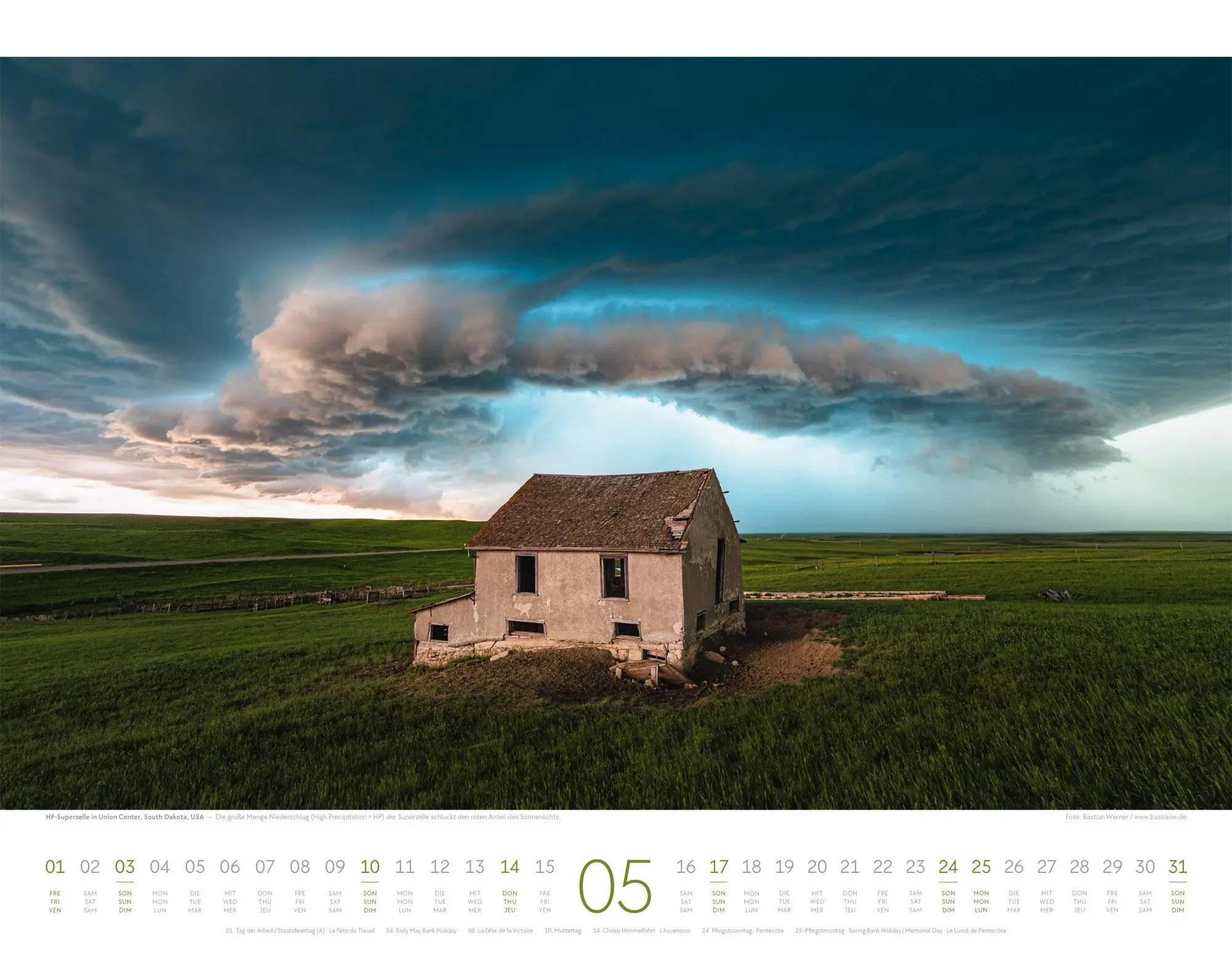 Bild: 9783838426570 | Naturkräfte Kalender 2026 Wetterphänomene und Naturgewalten | Werner