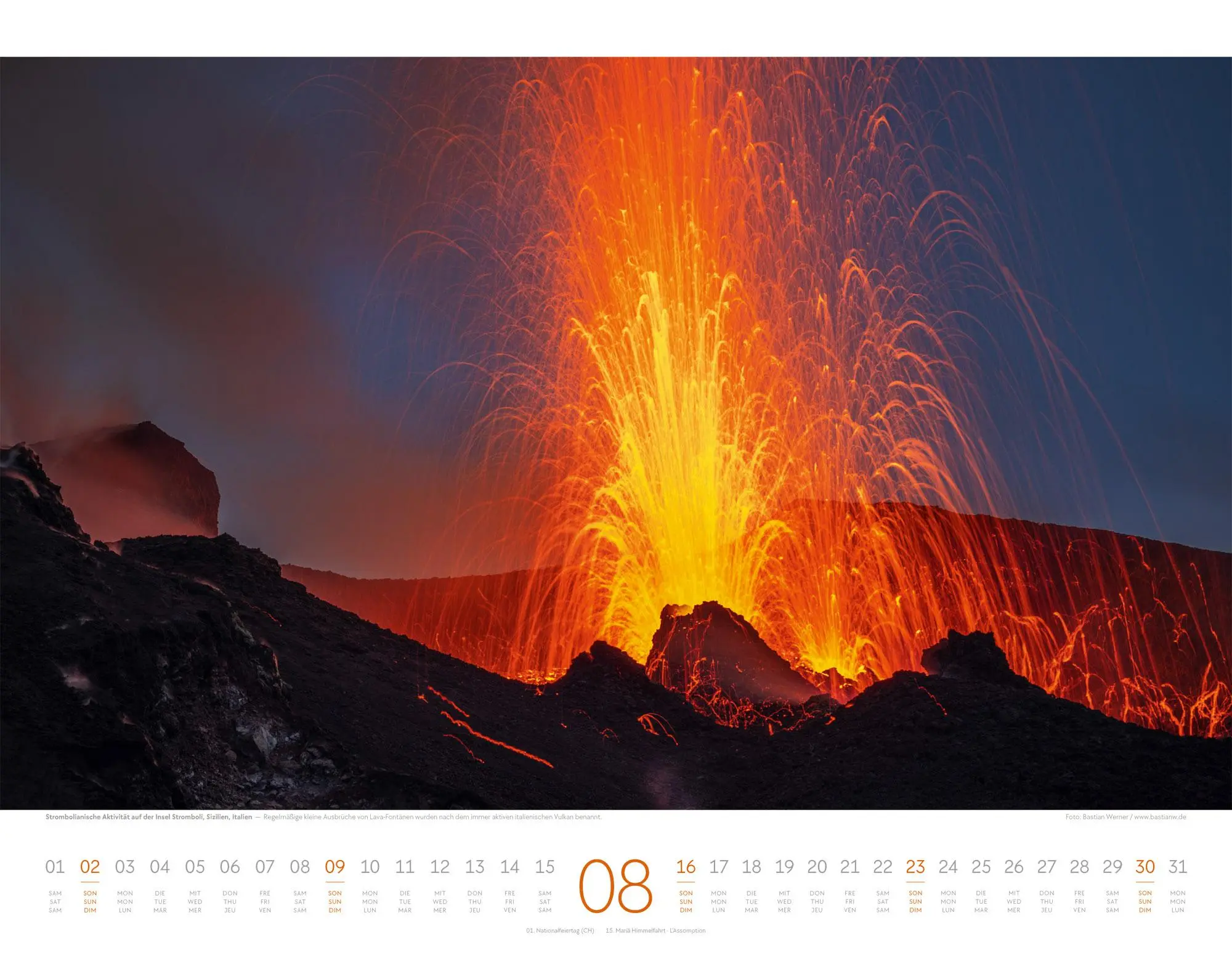 Bild: 9783838426570 | Naturkräfte Kalender 2026 Wetterphänomene und Naturgewalten | Werner