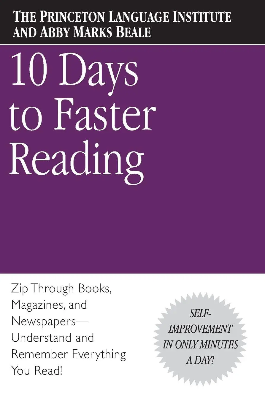 Cover: 9780446676670 | 10 Days to Faster Reading | The Princeton Language Institute | Buch