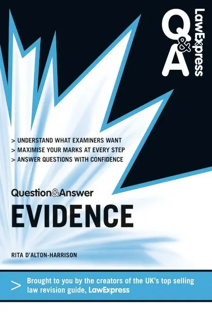 Cover: 9781408266670 | Law Express Question and Answer: Evidence Law | Rita D'Alton-Harrison
