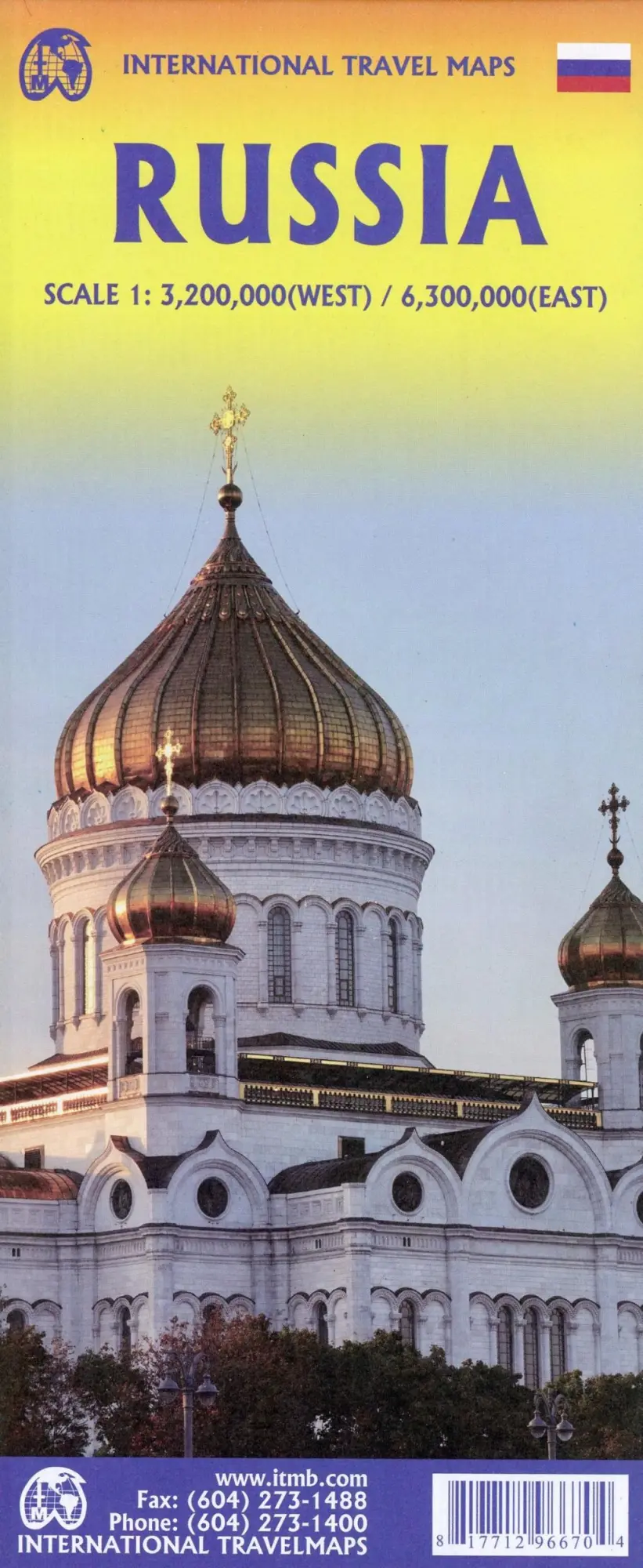 Cover: 9781771296670 | Russia West 1 : 3 200 000 / East 1 : 6 3000 000 | (Land-)Karte | 2019