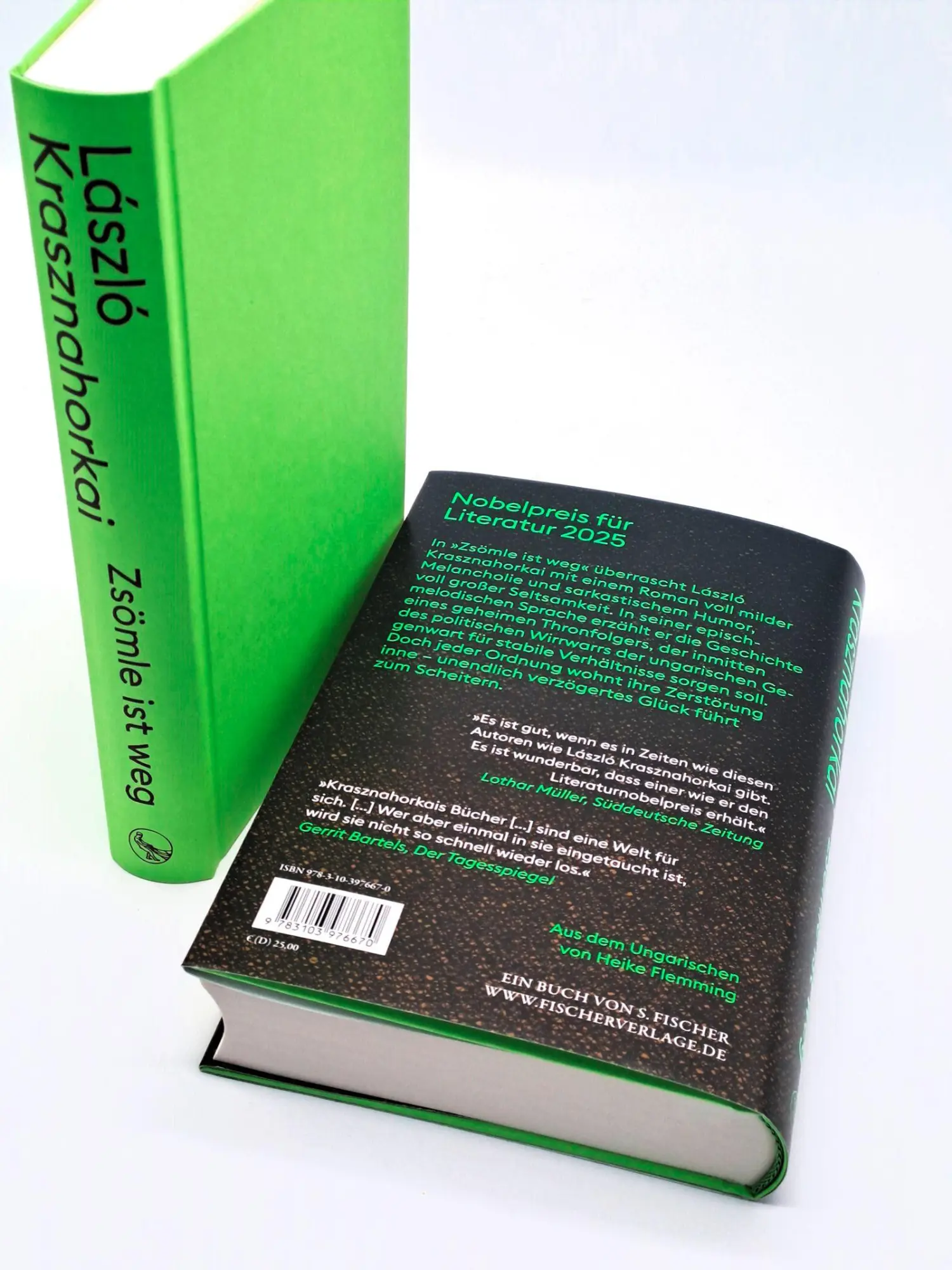 Bild: 9783103976670 | Zsömle ist weg | Roman Nobelpreis für Literatur 2025 | Krasznahorkai