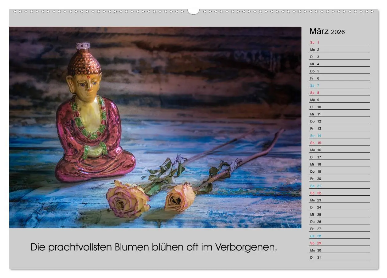 Bild: 9783457716670 | Lebenskraft Buddha (hochwertiger Premium Wandkalender 2026 DIN A2...