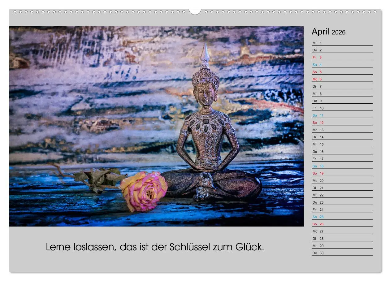 Bild: 9783457716670 | Lebenskraft Buddha (hochwertiger Premium Wandkalender 2026 DIN A2...