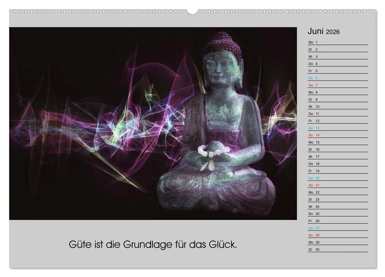 Bild: 9783457716670 | Lebenskraft Buddha (hochwertiger Premium Wandkalender 2026 DIN A2...