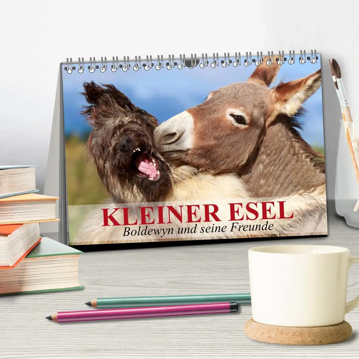 Bild: 9783516116670 | Kleiner Esel. Boldewyn und seine Freunde (Tischkalender 2026 DIN A5...