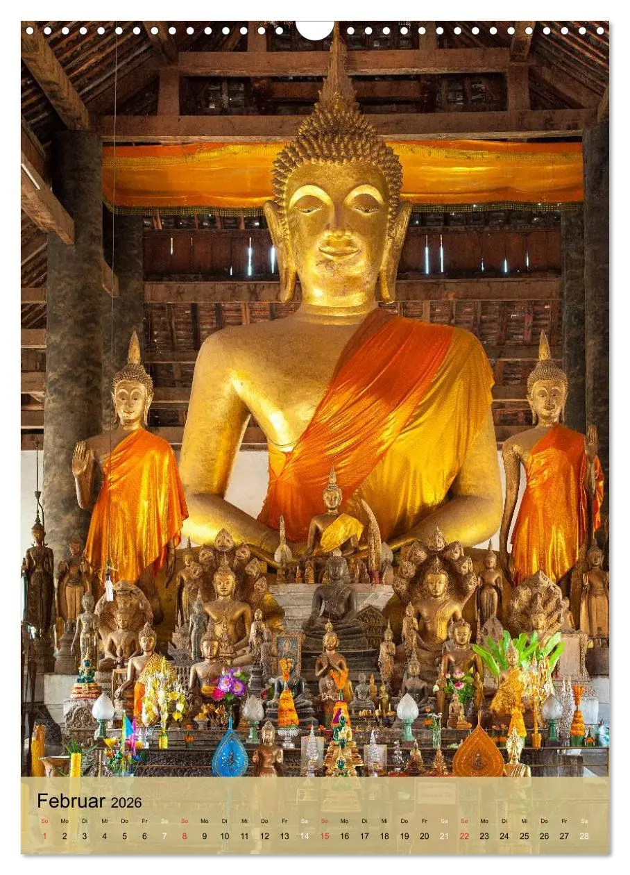 Bild: 9783516426670 | BUDDHA in GOLD (Wandkalender 2026 DIN A3 hoch), CALVENDO...