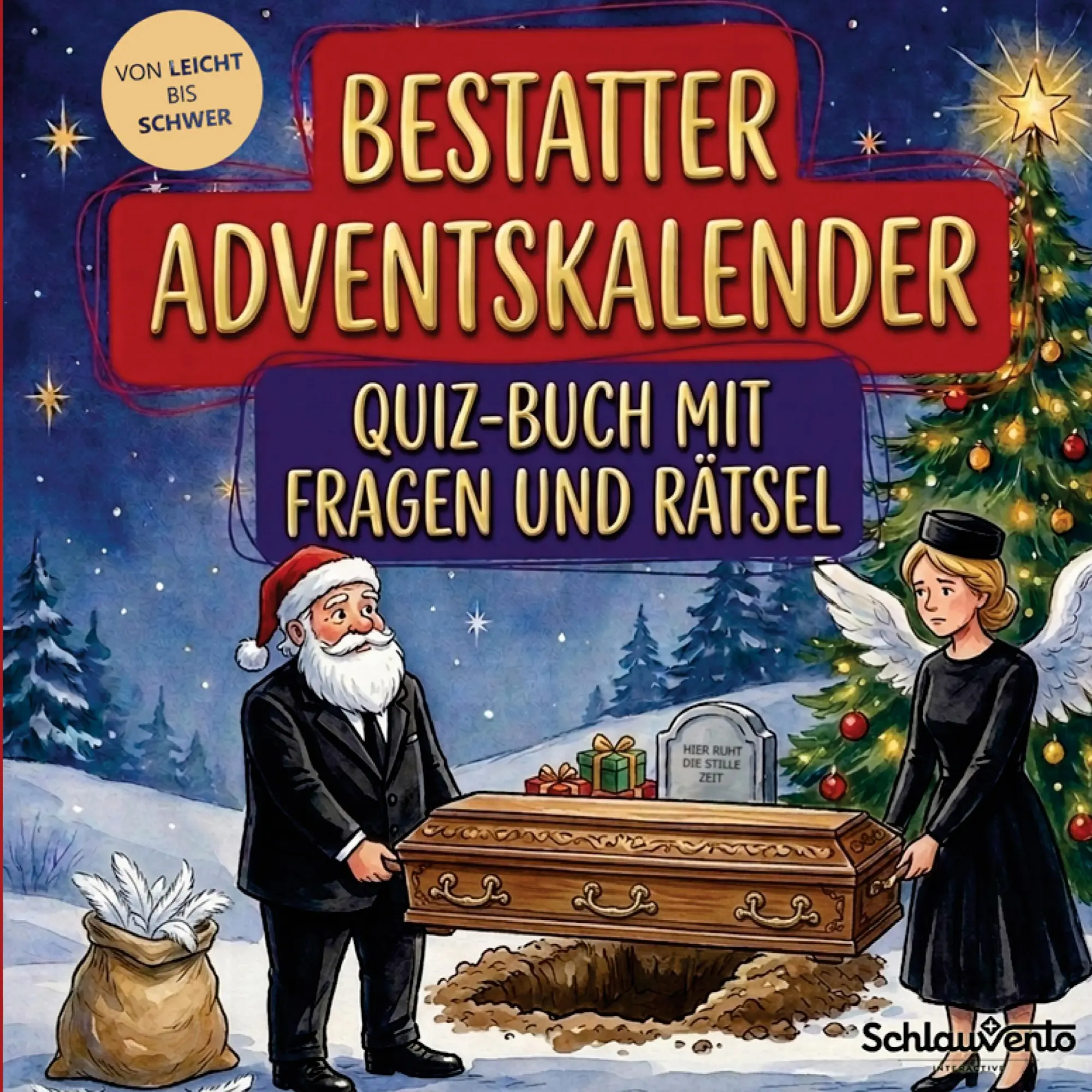 Cover: 9783693196670 | Bestatter-Adventskalender: Quiz-Buch mit Fragen und Rätsel | Buch