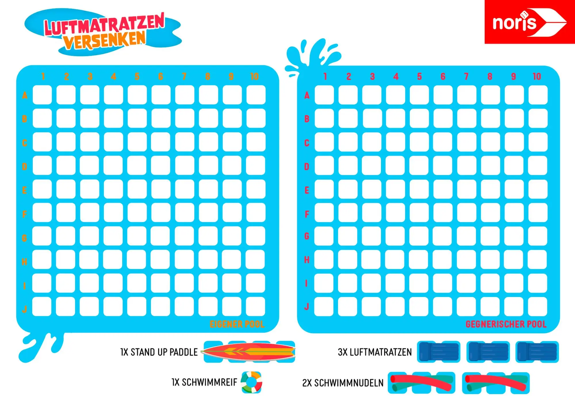 Bild: 4000826006770 | Luftmatrazen versenken - Spielblock | Spiel | 606192092 | Deutsch