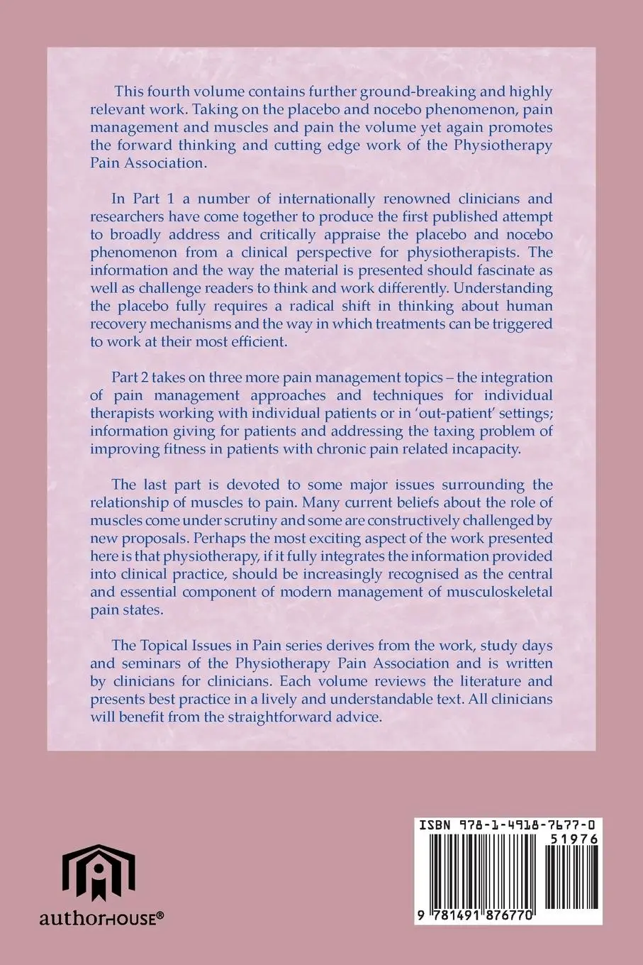 Rückseite: 9781491876770 | Topical Issues in Pain 4 | Louis Gifford | Taschenbuch | Englisch