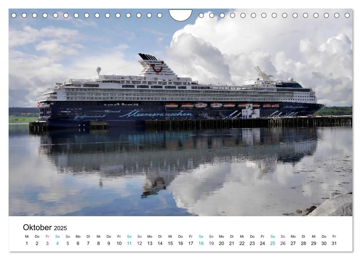 Bild: 9783435306770 | Riesen der Meere - Kreuzfahrtschiffe (Wandkalender 2025 DIN A4...