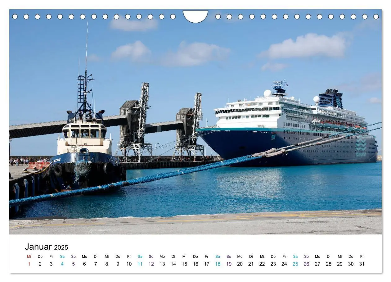 Bild: 9783435306770 | Riesen der Meere - Kreuzfahrtschiffe (Wandkalender 2025 DIN A4...