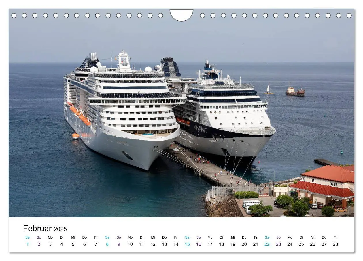 Bild: 9783435306770 | Riesen der Meere - Kreuzfahrtschiffe (Wandkalender 2025 DIN A4...