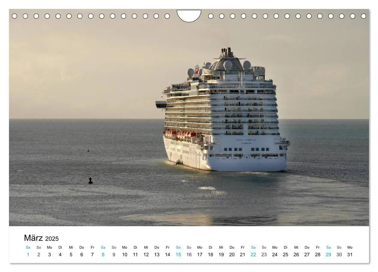 Bild: 9783435306770 | Riesen der Meere - Kreuzfahrtschiffe (Wandkalender 2025 DIN A4...