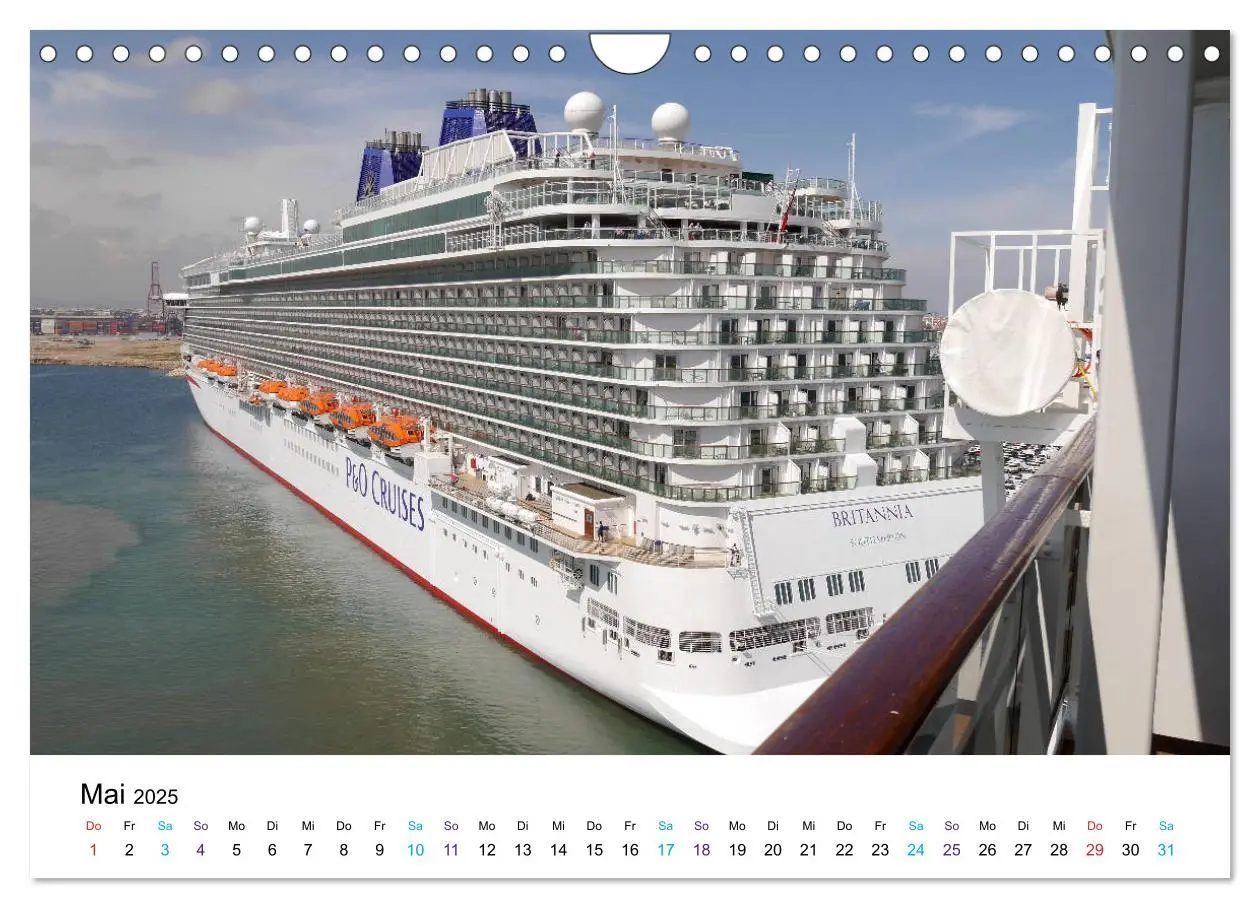 Bild: 9783435306770 | Riesen der Meere - Kreuzfahrtschiffe (Wandkalender 2025 DIN A4...