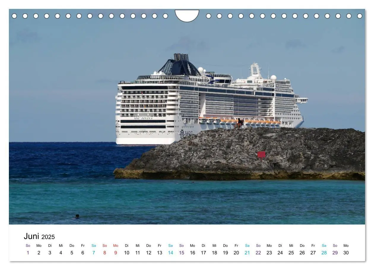 Bild: 9783435306770 | Riesen der Meere - Kreuzfahrtschiffe (Wandkalender 2025 DIN A4...