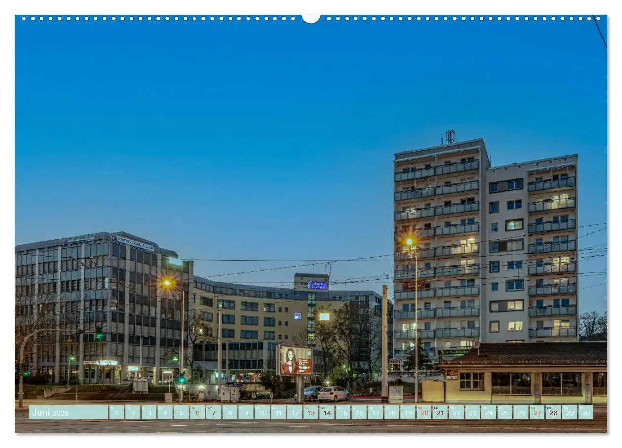 Bild: 9783457326770 | Chemnitz zur blauen Stunde (hochwertiger Premium Wandkalender 2026...