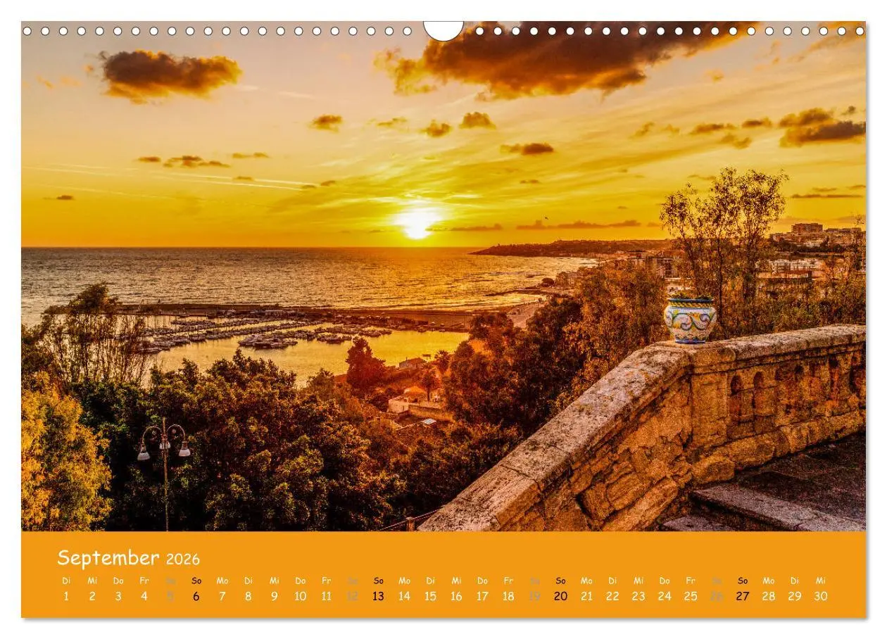 Bild: 9783457706770 | Traumhaftes Sizilien (Wandkalender 2026 DIN A3 quer), CALVENDO...