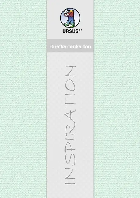 URSUS 5 Blatt Briefkartenkarton, mint