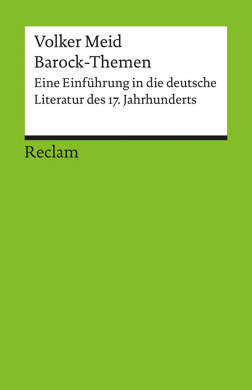 Cover: 9783150176870 | Barock-Themen | Volker Meid | Taschenbuch | 262 S. | Deutsch | 2015