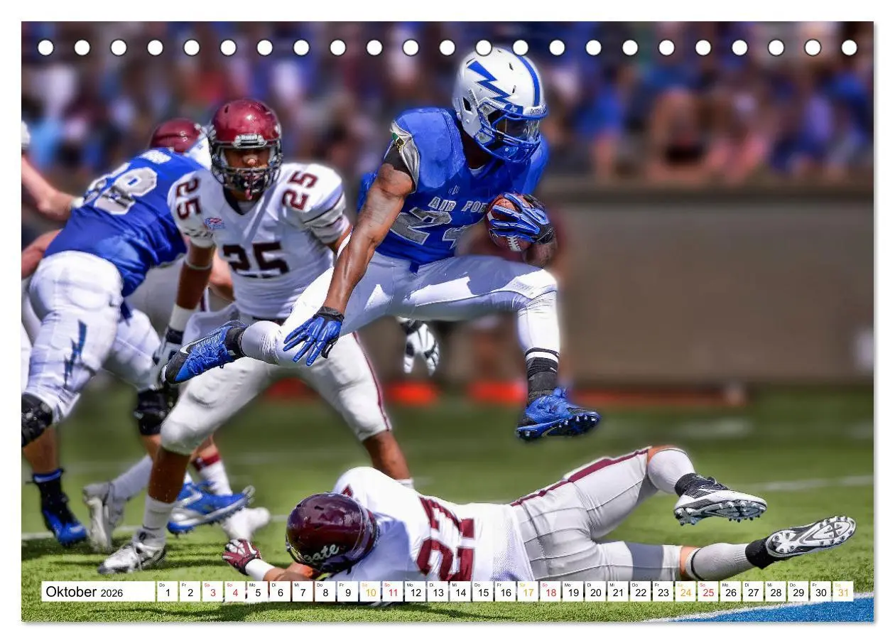 Bild: 9783457556870 | American Football - mein Sport (Tischkalender 2026 DIN A5 quer),...