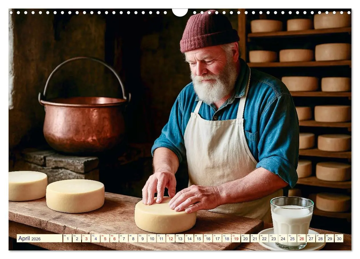 Bild: 9783516646870 | Milch und Milchprodukte (Wandkalender 2026 DIN A3 quer), CALVENDO...