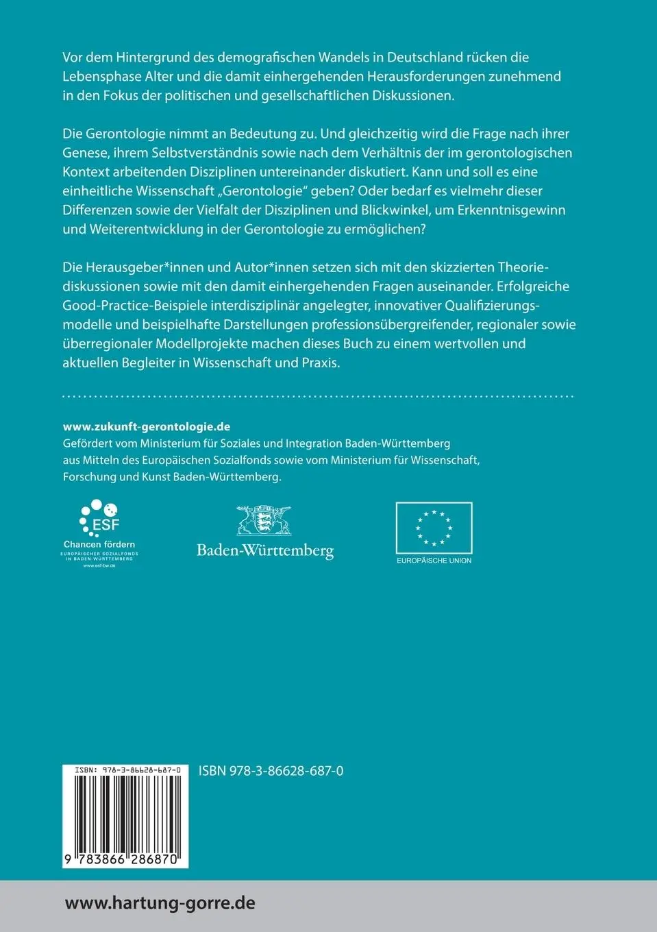 Rückseite: 9783866286870 | Zukunft. Alter | Ines Himmelsbach (u. a.) | Taschenbuch | 190 S.