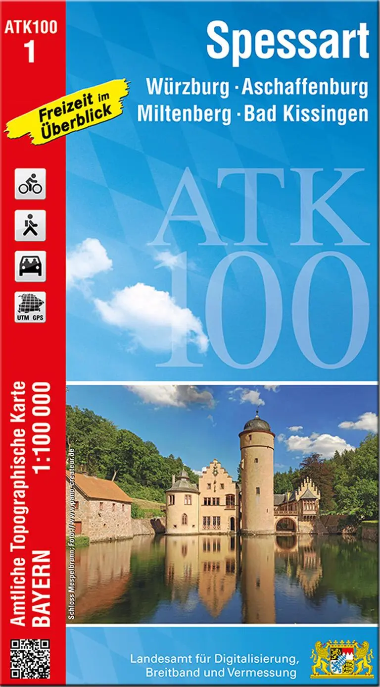 Cover: 9783899336870 | ATK100-1 Spessart (Amtliche Topographische Karte 1:100000) | Deutsch