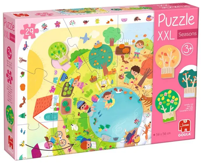 Cover: 8721017606970 | GOULA - XXL-Puzzle Jahreszeiten | Spiel | Deutsch | 2026