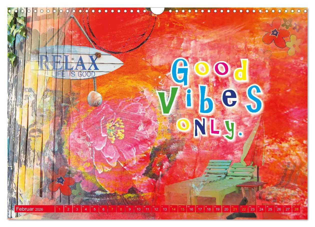 Bild: 9783457546970 | Love and Peace Liebe und Frieden (Wandkalender 2026 DIN A3 quer),...