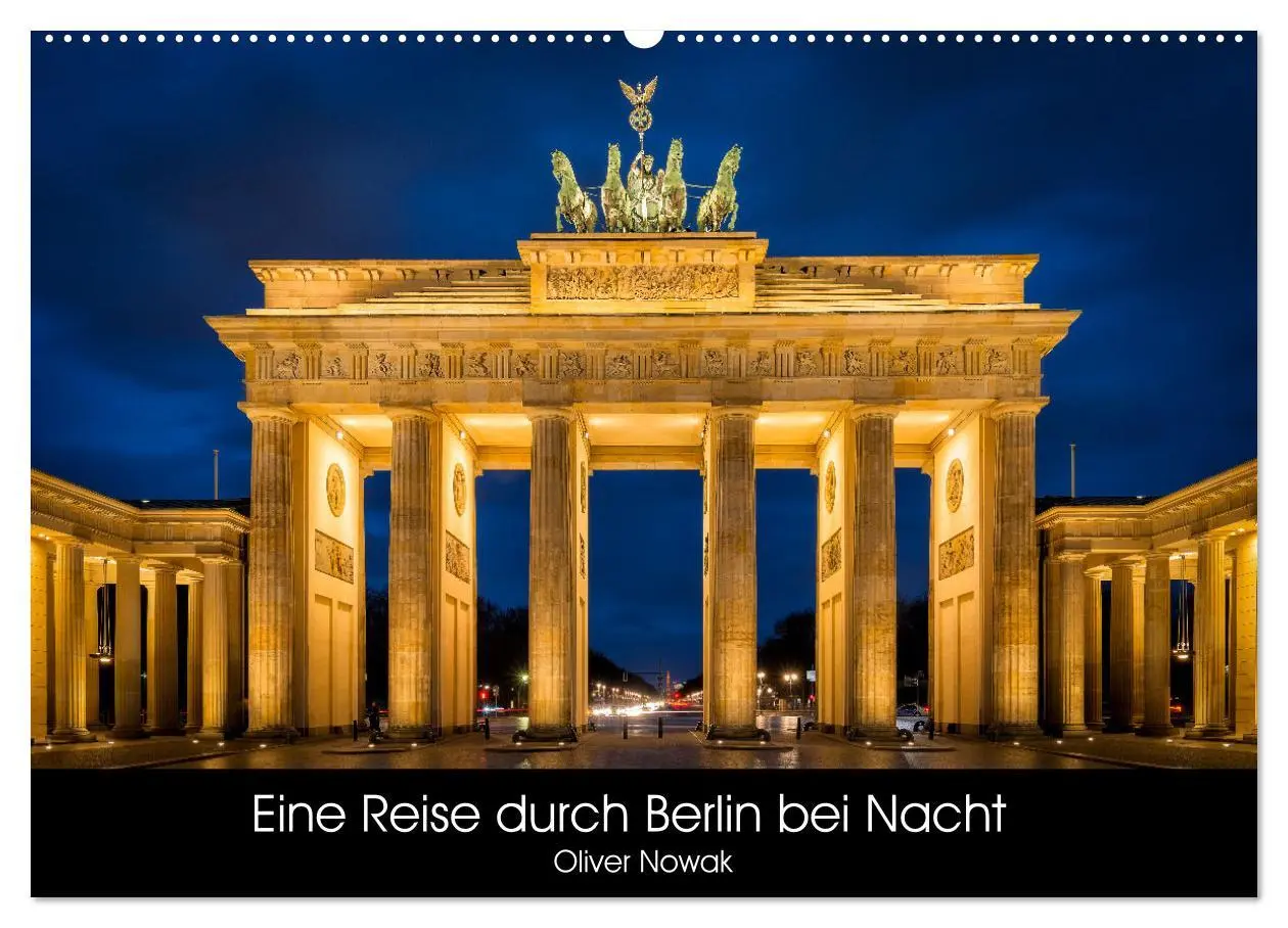 Cover: 9783457616970 | Eine Reise durch Berlin bei Nacht (Wandkalender 2026 DIN A2 quer),...