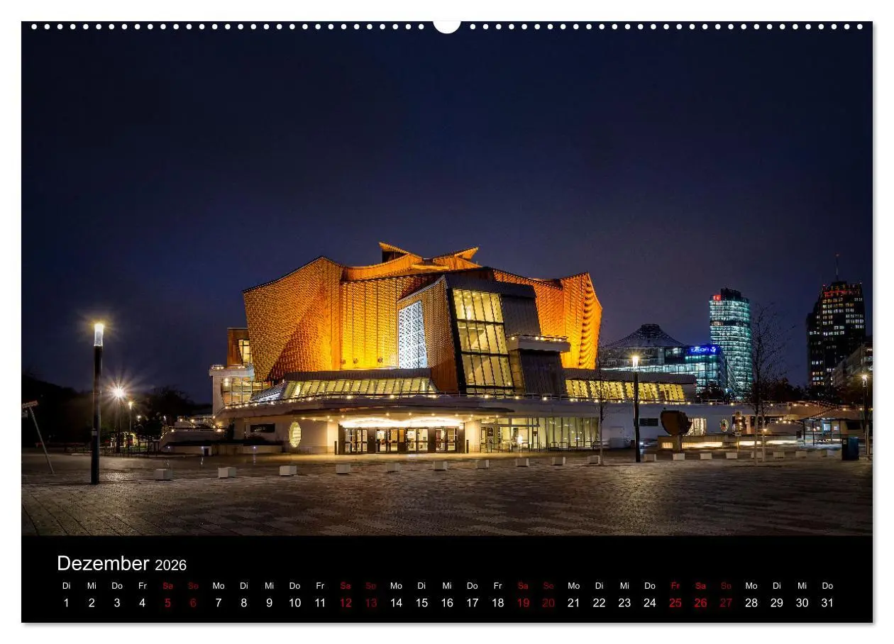 Bild: 9783457616970 | Eine Reise durch Berlin bei Nacht (Wandkalender 2026 DIN A2 quer),...