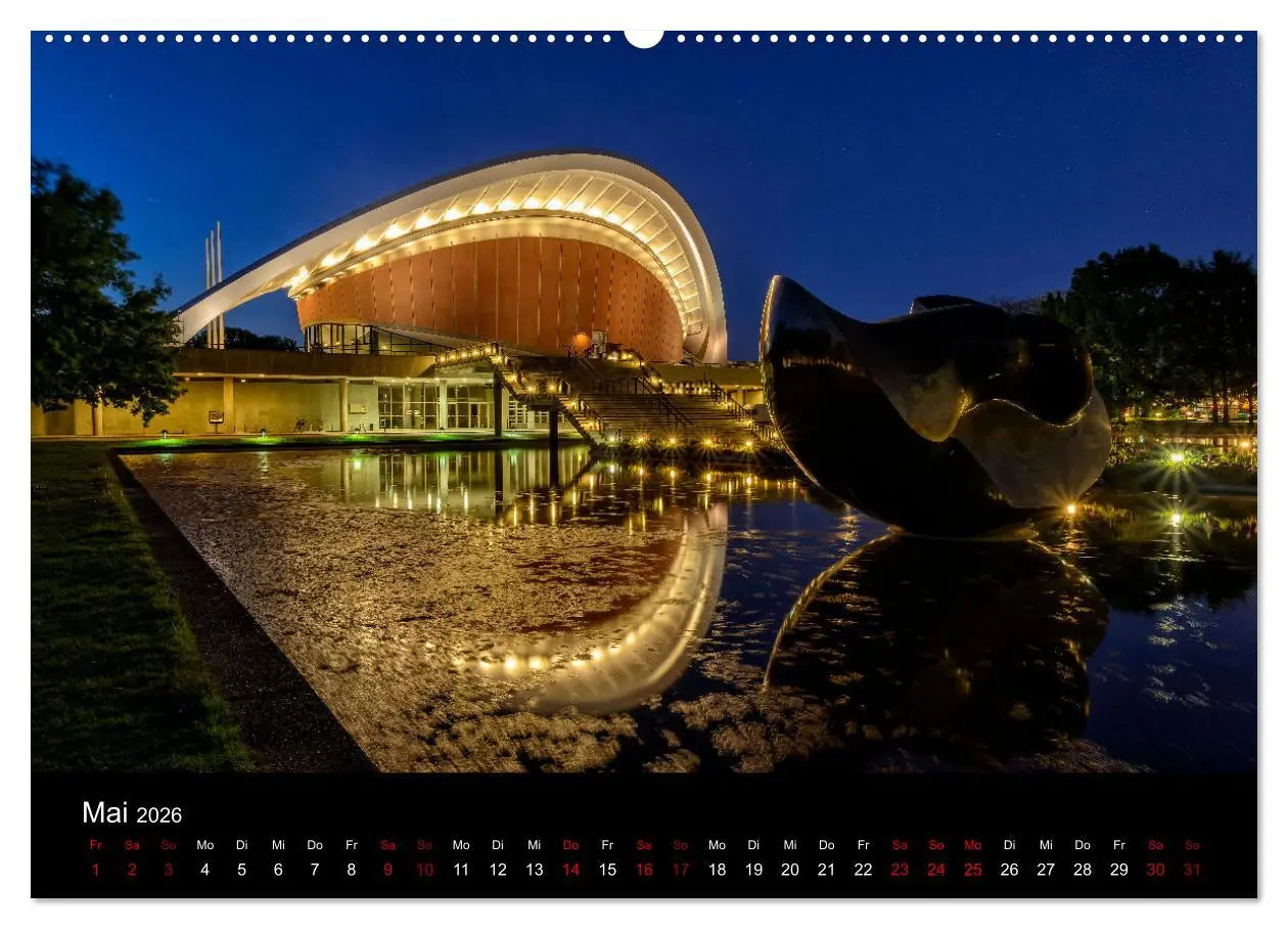 Bild: 9783457616970 | Eine Reise durch Berlin bei Nacht (Wandkalender 2026 DIN A2 quer),...