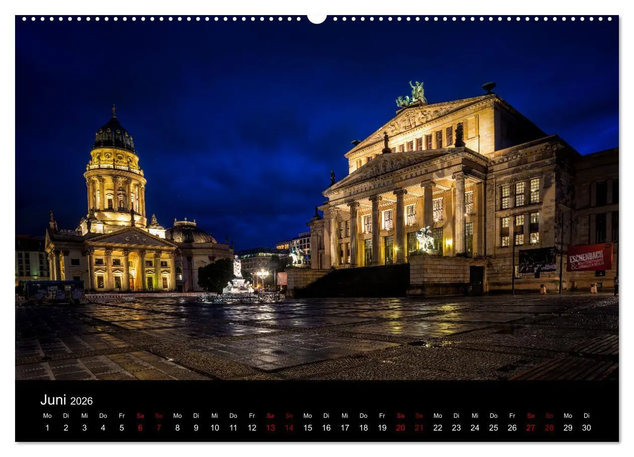Bild: 9783457616970 | Eine Reise durch Berlin bei Nacht (Wandkalender 2026 DIN A2 quer),...